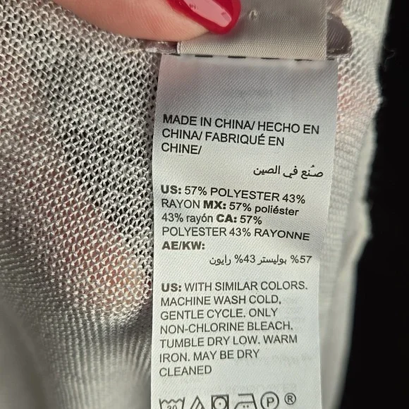 Chico’s Light Heather Gray Open Front Cardigan – Soft Everyday Layer, Size 1 (M) - Picture 9 of 9